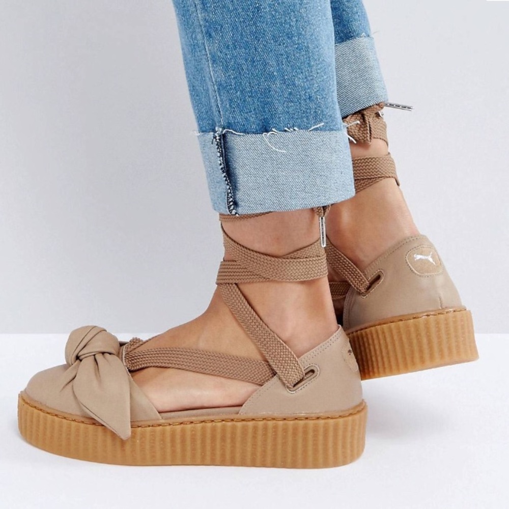 Rihanna Fenty  x Puma Bow Creeper Sole Sandal